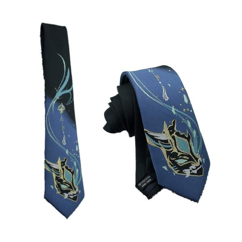 Auf Lager Xio Jk Krawatte Cosplay Kostüm Accessoire Cartoon Krawatte mit Xio Maske Krawatte
