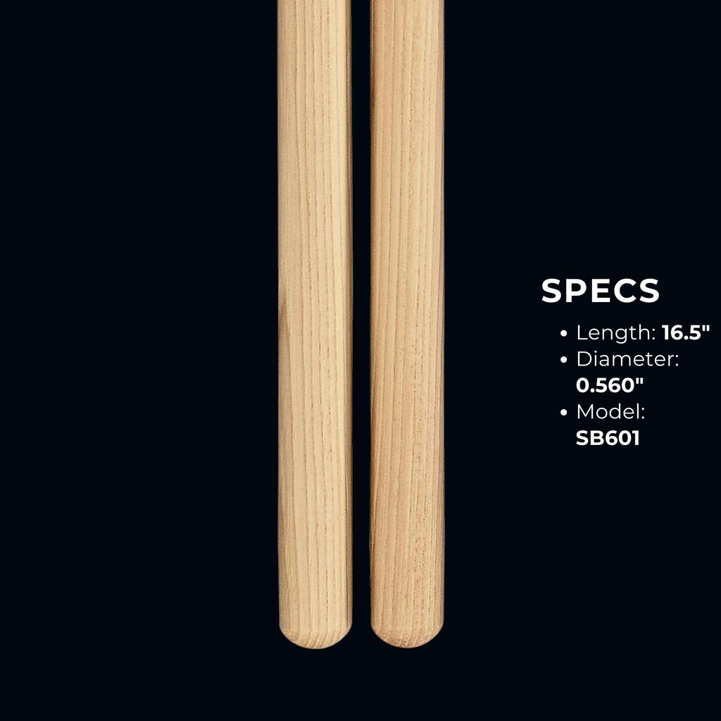 MEINL Stick Brush Meinl Drumstick Signature Model Calvin Rodgers Hickory Round Tip SB601 X & (419 14.2mm) []