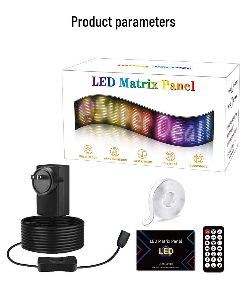 Bluetooth Controlled LED HD Flexible Advertising Display for Shopfronts