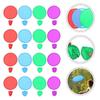 16pcs Creative Folding Flying Disc Flying Plate Outdoor Supplies (Random Color)