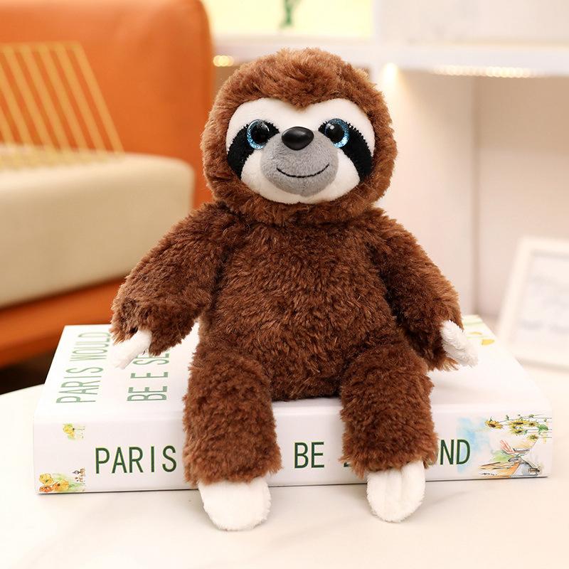 

Cute simulated sloth doll plush toy lying sloth doll children soothing rag doll girl birthday gift 17cm（0.1kg）
