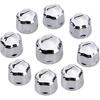 Chrome 55pcs Crown Engine Bolt Caps Kit for Harley Touring Electra Glides Road Glides Road Kings 1999-2016 & Softail 1999-2017