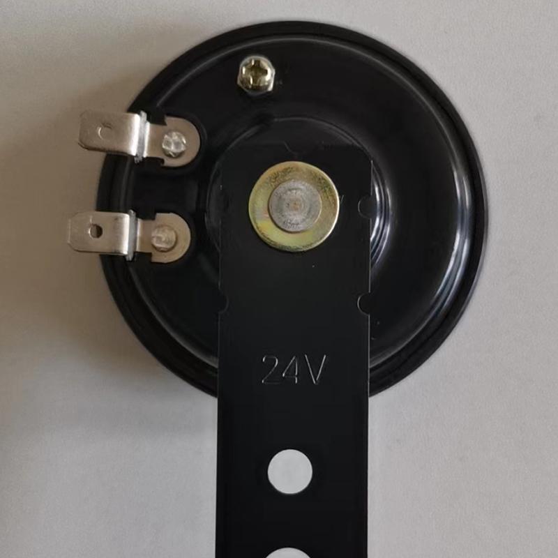 Universal Motorcycle Electric Horn Kit 12V 24V 36V 48V 60V Waterproof Round Loud Horn Speakers For Scooter Moped Dirt Bike Atv