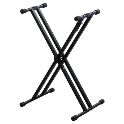 Kikutani X-Shaped Keyboard Stand, Assembly Type, Black, KS-29WA BLK