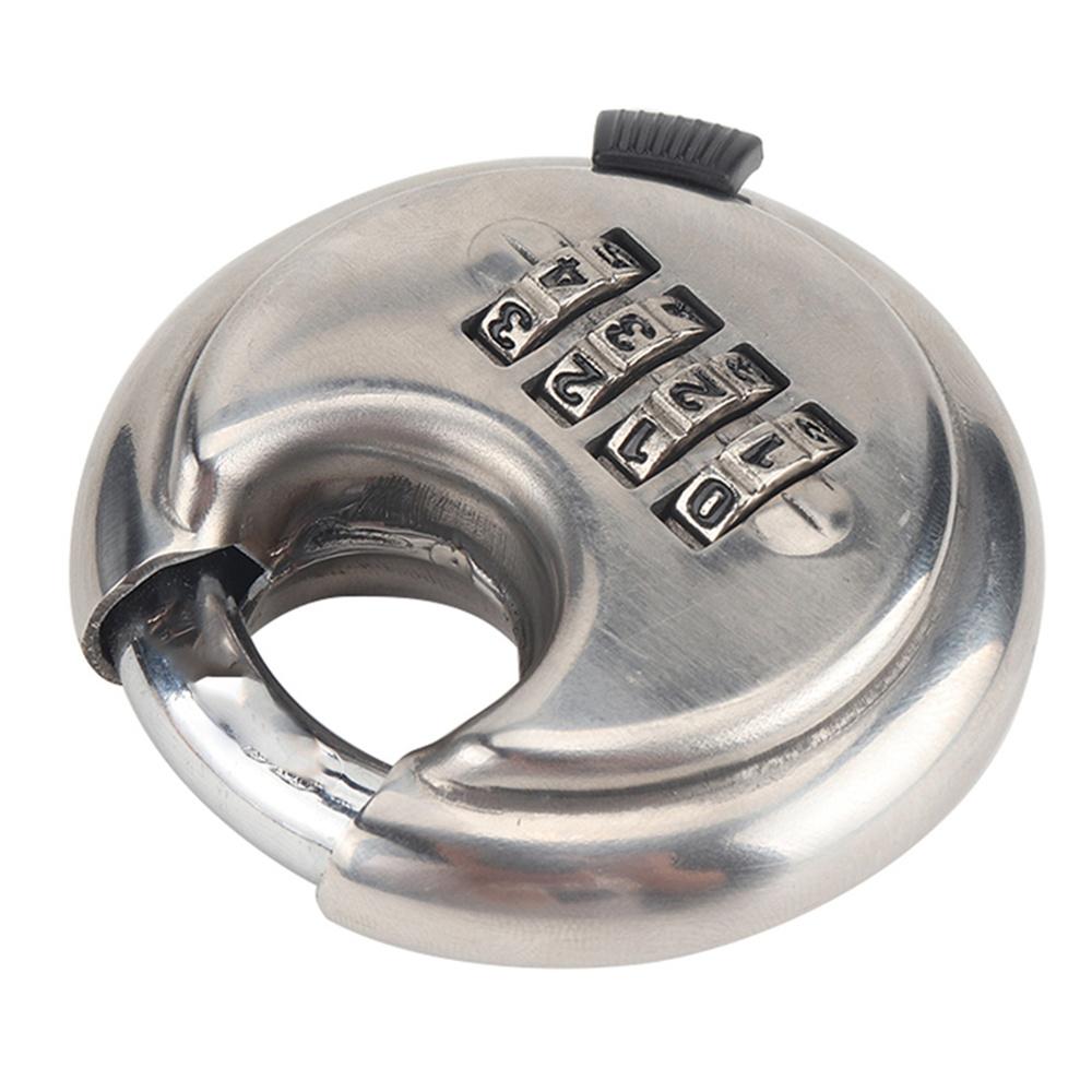 4-Position Combination Disc Padlock for Warehouse Cabinet Bicycle Trailers