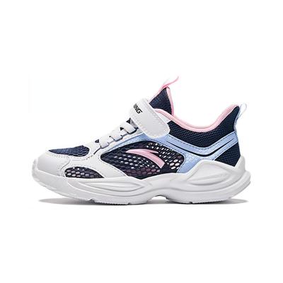 Kids Shock Absorption Rebound Low Top Running Shoes Kids Running Shoes White Blue Pink A322429905-2