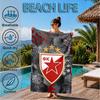 Crvena Zvezda Beach Towel, Quick-drying, Easy to Care for, Suitable for Both Fitness and Beach Vacations,Sports Essential