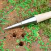 Hand Sow Dibbler With Wood Handle For Sowing Seeds Transplanting Plants Planting Bulbs Digging Gardening Garden Hole Punch Tool