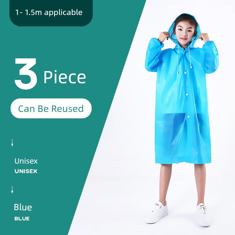 Children's Disposable Raincoat, Full-Body Portable Poncho for Kindergarten Students, Boys and Girls, Elementary School Students, with Thickened