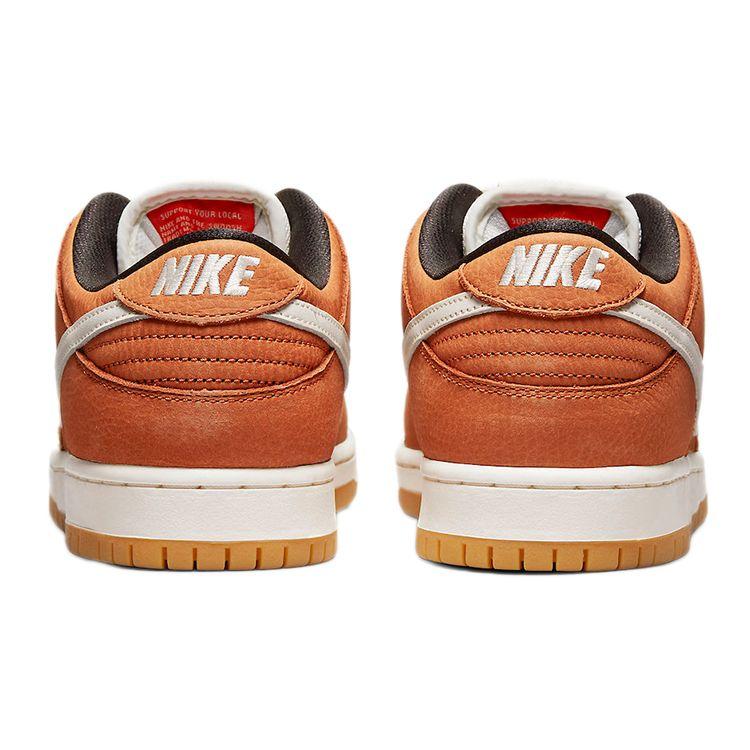 Nike Dunk Low Pro ISO SB Dark Russet Unisex Sneakers Orange Sail DH1319-200
