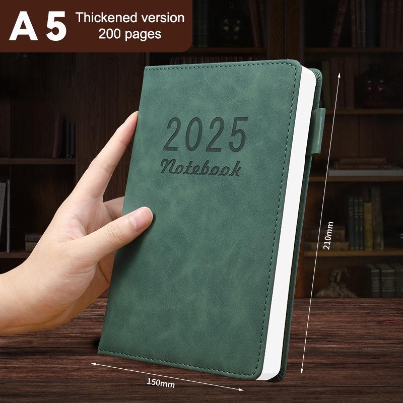 

Простой утолщенный высококачественный блокнот, дневник, блокнот в стиле ретро из искусственной кожи, дневник для путешествий, блокнот для встреч, тройной сгиб, подарки A7