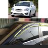 For Hyundai Solaris Accent 2006 2007 2008 2009 2010 2011 Car Sticker Plastic Window Glass Wind Visor Rain/Sun Guard Vent