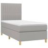 VidaXL Slatted Bed Base with Mattress and LED, Upholstered Bed, Single Bed, Adult Bed for Interior Bedroom, 3135549