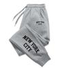 Women's Casual NEW YORK City Printed Long Pants Running Trousers Outer Sport Jogging Sweatpants Unisex Harajuku