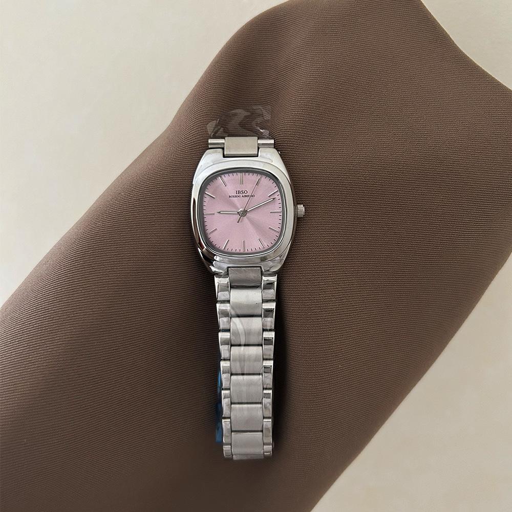 Steel Belt Women S Watch Neutral Watch Steel Belt Women S Watch Personalized Watch Women S Square Trade 1068L