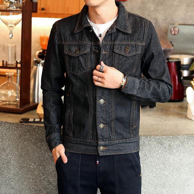 Denim Jackets Men Spring Autumn Fashion Streetwear Cotton Jeans Coats Male Casual Korean College Jean Jacket Jaqueta Masculina