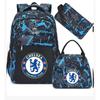 3-teiliges Schulrucksack-Set für Schüler Große Kapazität Oxford-Stoff Schultasche mit Schultergurt und Federmäppchen