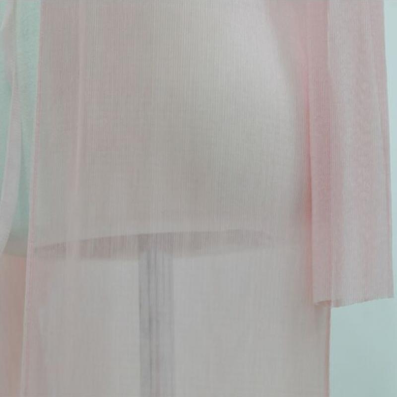 Shiz Madam Women S Sheer Pleated Long Cardigan J31576