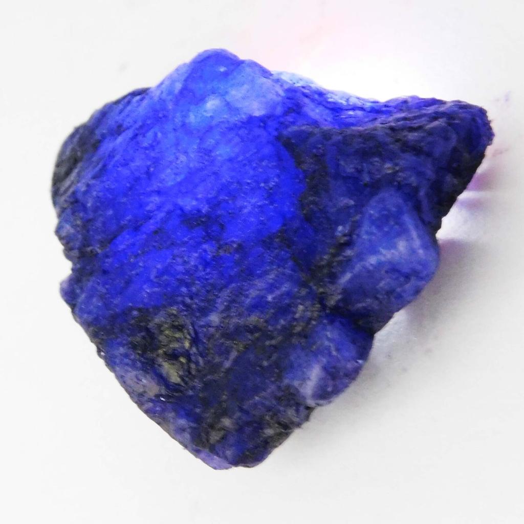 Natural Blue Tanzanite Loose Gemstone Uncut 220.10 Rough for Lapidary and Gem Collections