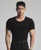 ASTROVE U-Neck Muscle Fit Short Sleeve T-Shirt Black