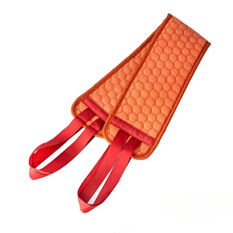 

Спина скраббер двухсторонний отшелушивающий скраб полотенце банная губка скрабирующие полотенца для спины с ручками для душа пилинг