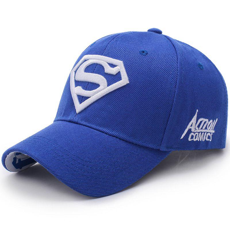 Luxurious Super Hero Cap Superman Snapback Embroidery Hat Unisex Steampunk Design