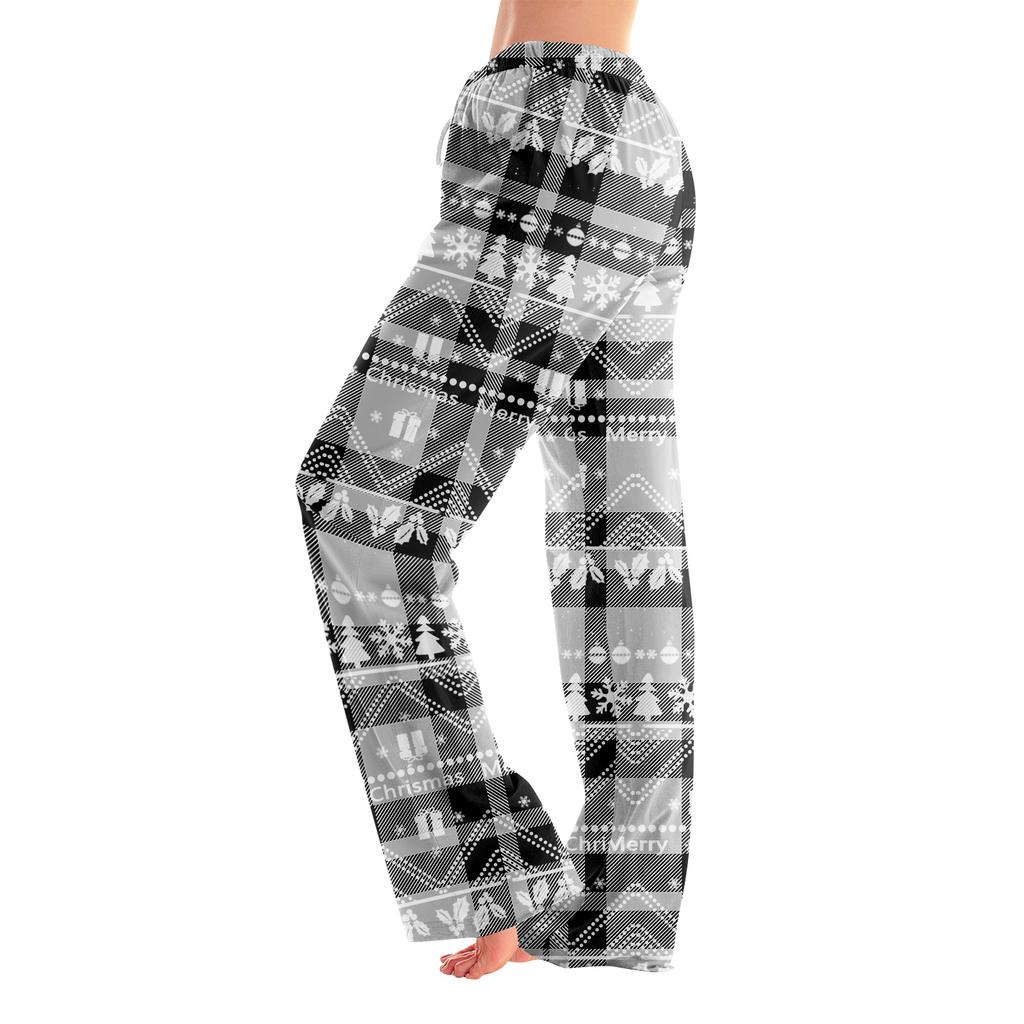 Anime-Pyjamahose, Nachtwäsche, lässige Hose mit Kordelzug und elastischer Taille, bequeme, gerade, lockere Yoga-Hose
