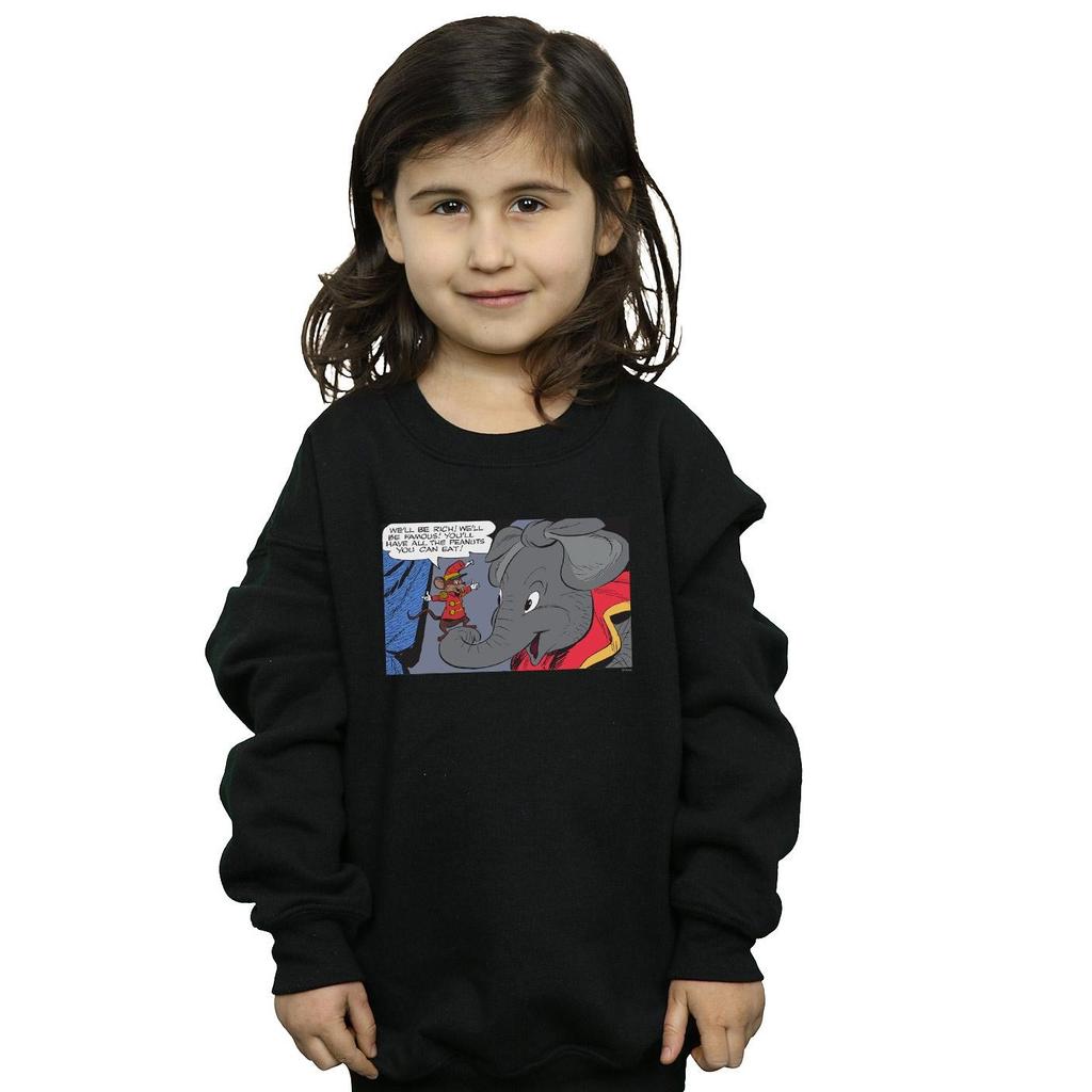 Disney Girls Dumbo Rich And Famous Sweatshirt