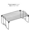 Counter Shelf Foldable Strong Bearing Space Saving Stable Non-slip Handle Multipurpose Iron Fine Mesh Counter Organizer Kitchen Supplies