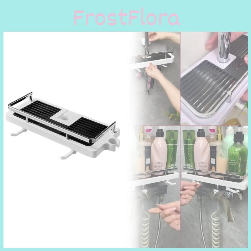 Included Bathroom Shower Shelf With For Easy Storage In Home Bathrooms