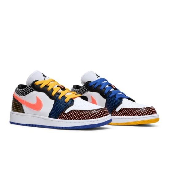 

Air Jordan 1 Low MMD BG Мульти Сетка DH7547-100 EU 36 разноцветный
