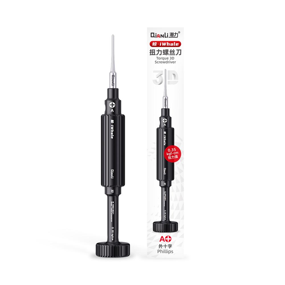 

1/5Pcs Qianli iWhale Torque 3D screwdriver 0.35kgf Precision screwdriver Prevent screw damage for mobile phone repair tools