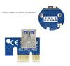5 Sets 60CM Ver008C PCI-E Riser Card PCI-E 1X To 16X Power Cable USB 3.0 Cable