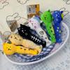 Kawaii Cartoon Yukio Willow Cat Strips Plush Toys Keychain Creative Ugly Doll Backpack Pendant Friend Birthday Gift Peripheral
