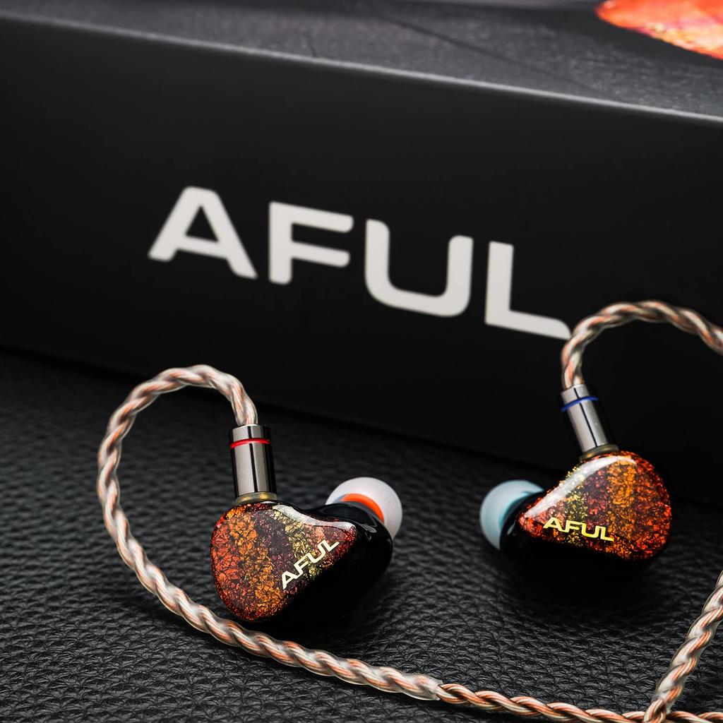 HiFiGo AFUL Performer 8 7BA Driver Masterpiece Hybrid Driver Earphone 1DD+ In-Ear Monitor, IEM, Easy-to-Use In-Ear (4.4mm plug)