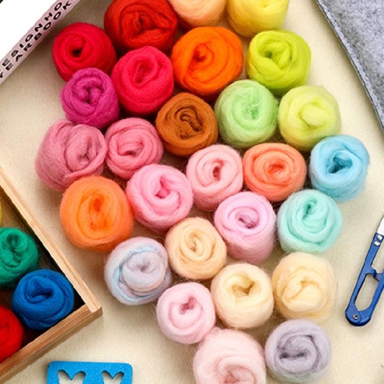Needle Felting Set Needle Felting Starter Kits with Felting Tool Wool Roving Set Needle Felting Supplies for Craft