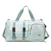 Large Capacity Women's Nylon Travel Duffel Bag,Weekender Gym Tote with Shoe Compartment Men's Versatile Sports & Fitness Carry-On