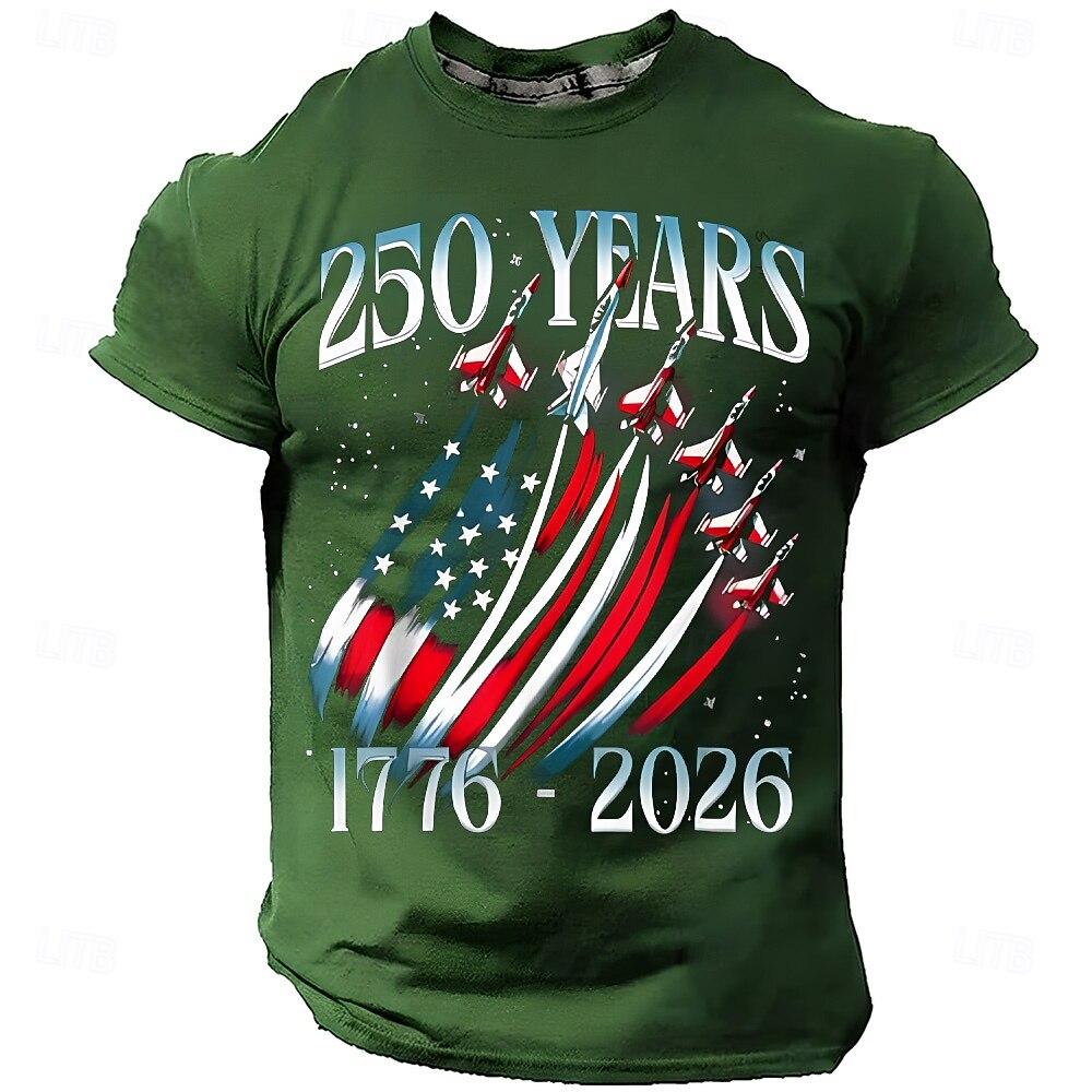 Men s Casual Round Neck Short Sleeve T-Shirt L