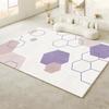 Modern Geometric Large Area Carpets for Living Room Simple Style Soft Washable Home Rug Bedroom Tatami Non-slip Baby Mat Flannel