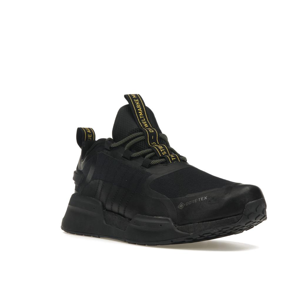 Adidas Originals NMD_V3 GORE-TEX Unisex Waterproof Casual Sneakers Core-Black Grey-Five Impact-Yellow GX9472