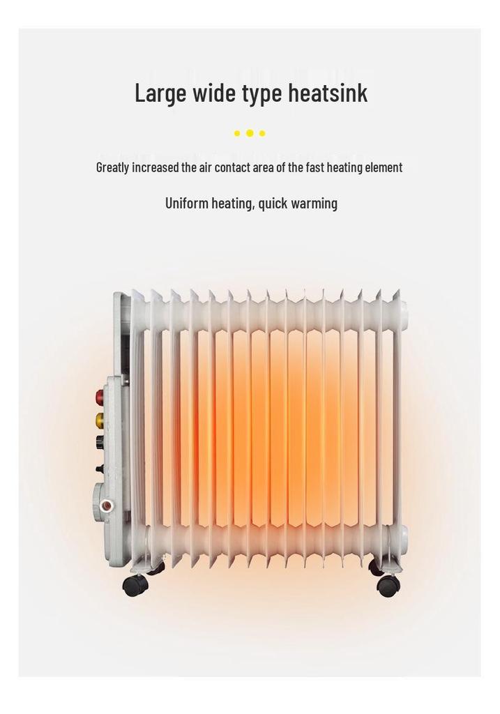 Explosion-Proof Electric Oil-Filled Radiator Heater, Carbon Steel, 9-15 Fins, 220V
