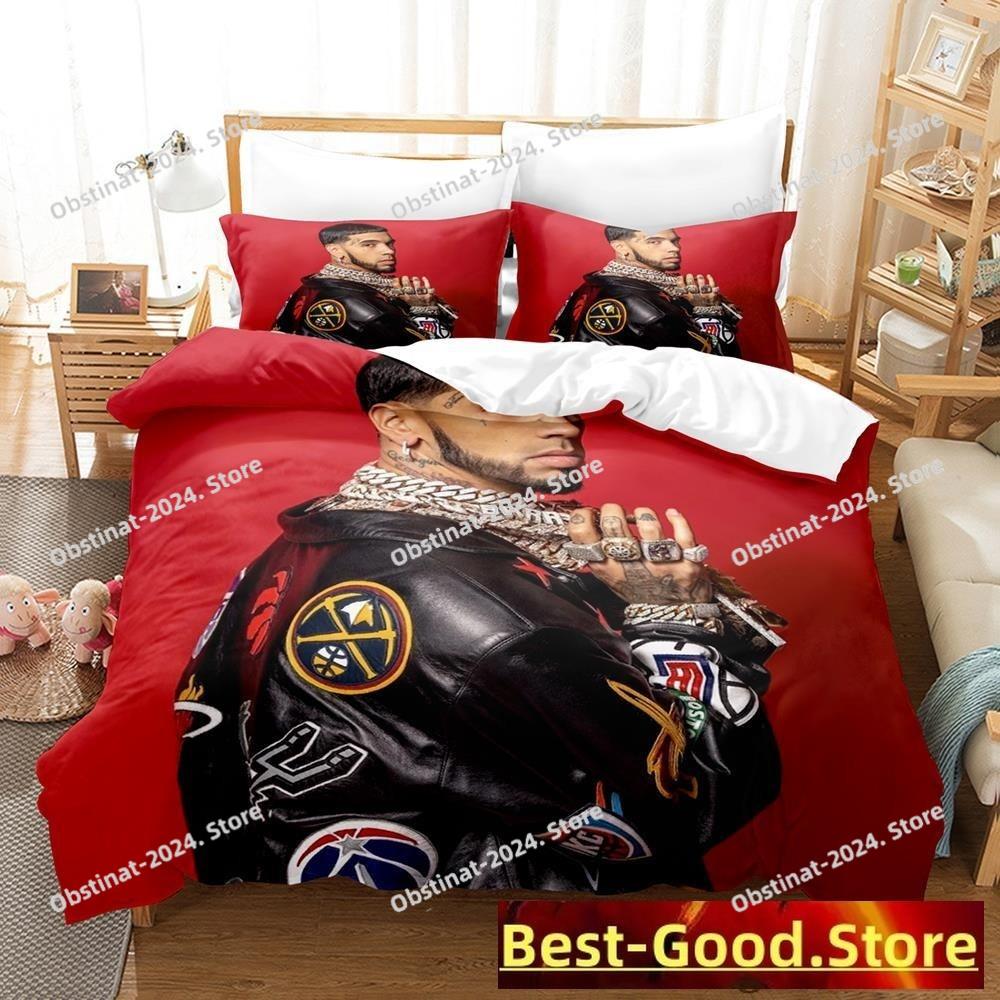 Anuel Aa Real Hasta La Bedding Set Single Twin Full Queen King Size Bed Set Aldult Kid Bedroom Duvetcover Set Parure De Lit