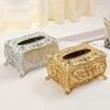 Rectangle European Style Tissue Boxes Large Capacity Napkin Extraction Box Paper Boxes for Home