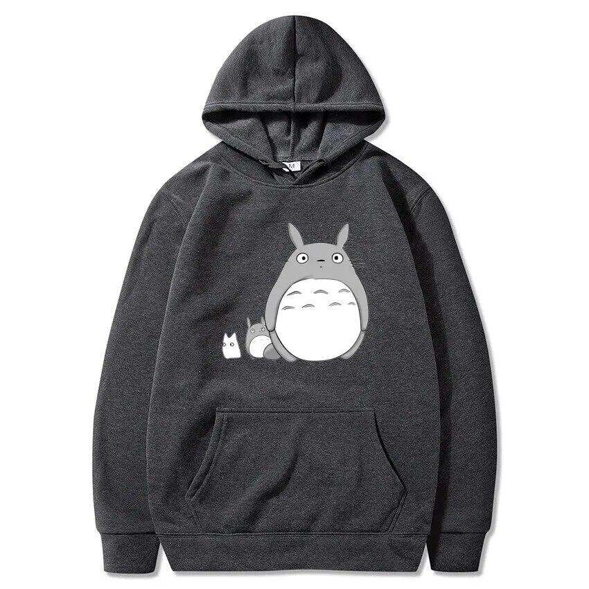 Herbst Mein Nachbar Totoro Drucken Hoodies Anime Unisex Frauen Mode Sweatshirts Übergroßen Hoodie Pullover Trainingsanzug Unisex Kleidung