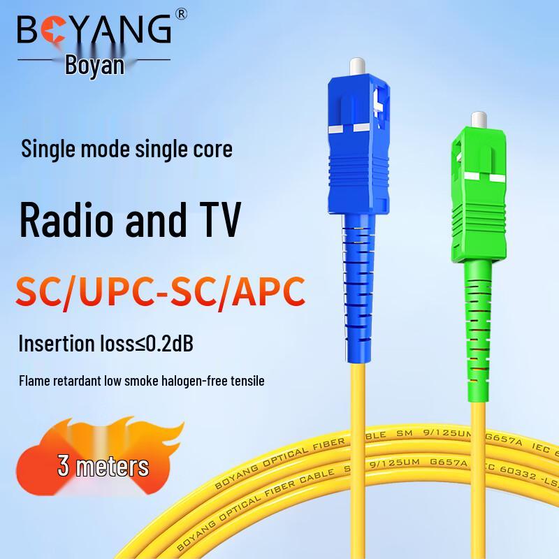 Boyang Telekommunikations-Qualität Single-Mode Glasfaser-Patchkabel