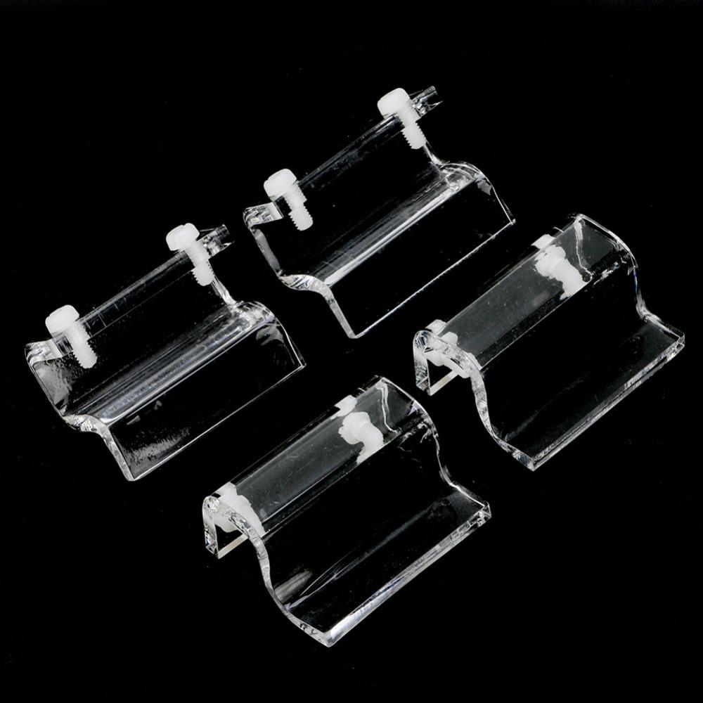 4Pcs Set Acrylic Fish Tank Cover Clamp High Transparency Glass Cover Holder Aquarium