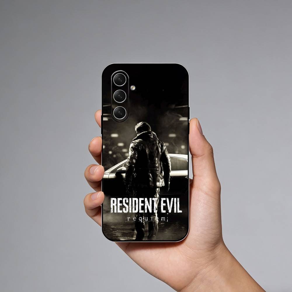 Game R-Resident Evil R-Requiem L-Leon Phone Case For Samsung Galaxy A73,A21s,A22,A31,A52,A53,A71,A41Soft Black Shell