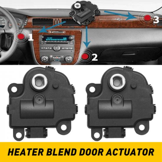 2x HVAC Door Air Blend Actuator for Chevrolet Impala Corvette Buick 10356910