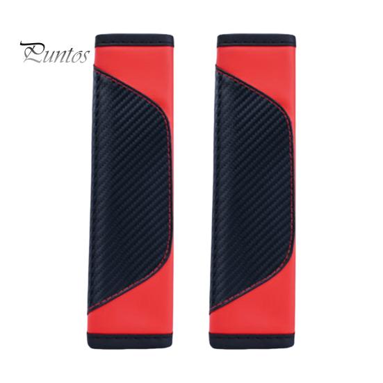 

2 шт. чехол для ремня безопасности автомобиля из углеродного волокна, защитные наплечники для ремня безопасности, дышащая накладка на ремень безопасности для защиты шеи и плеч