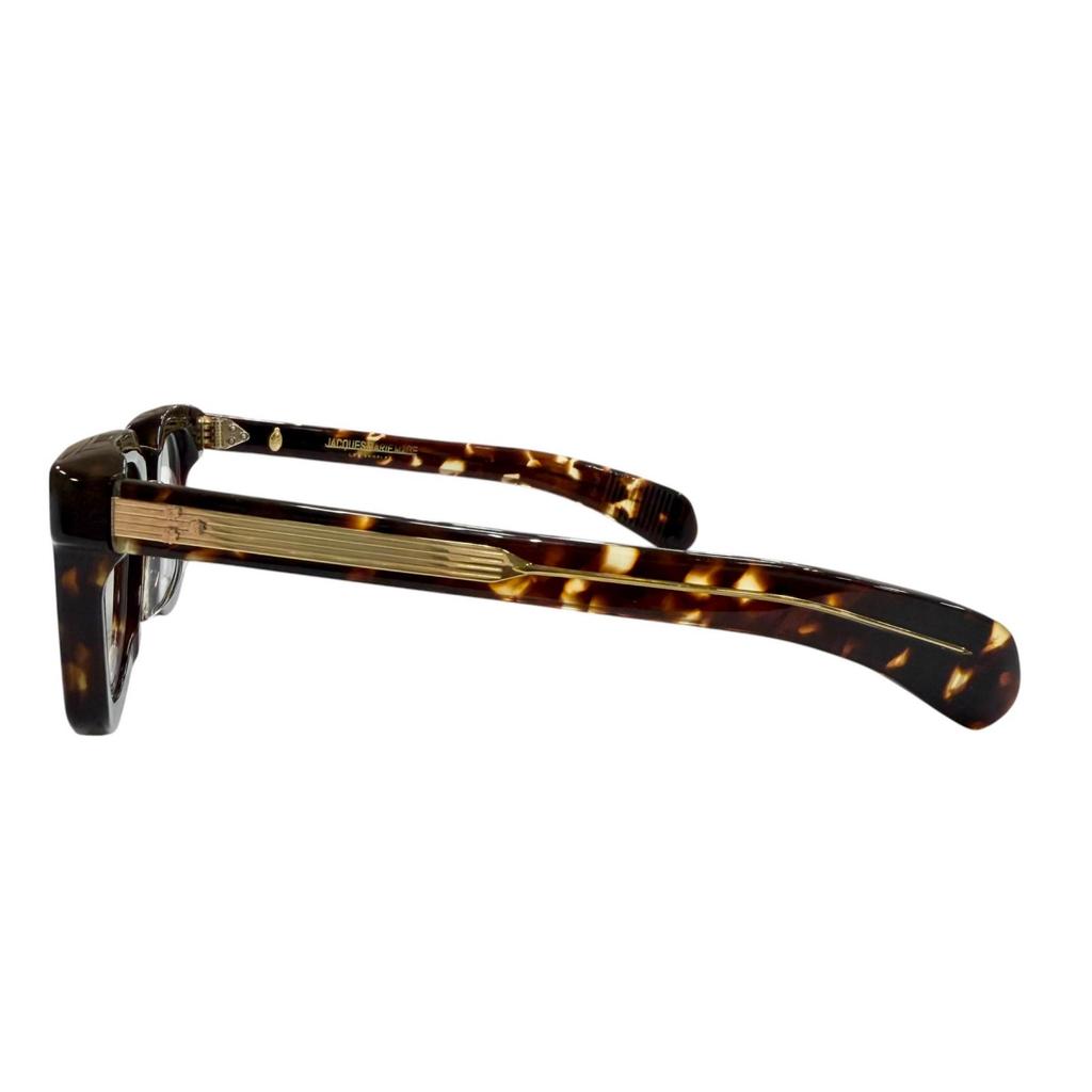 Great JACQUESMARIEMAGE Glasses VENDOME Clear brown mens JMMVERX-3T Used
